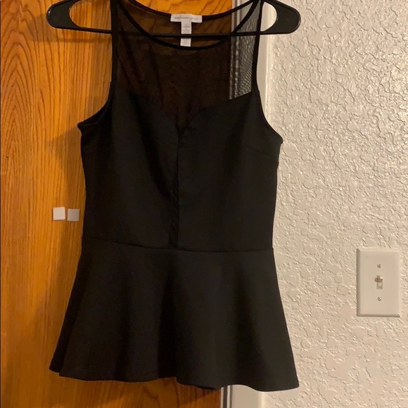 Ambiance Tops - Black blouse